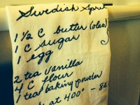 How To How Hard and How Much Recipe Tea Towel